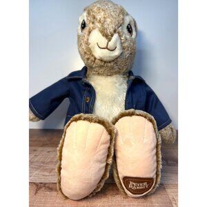 DANDEE COLLECTORS CHOICE PETER RABBIT STUFFED ANIMAL PLUSH WITH BLUE JACKET